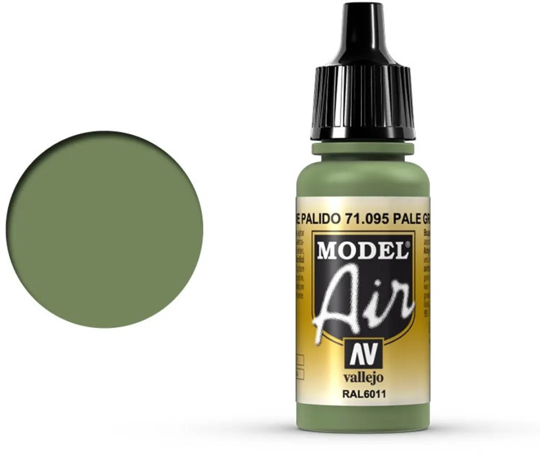 Vallejo Model Air Pale Green Acrylverf 17ml