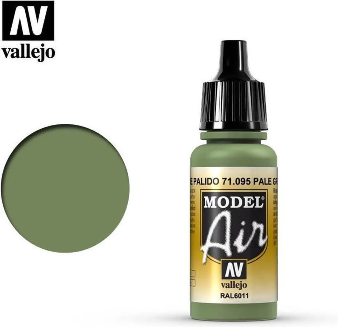 Vallejo Model Air Pale Green Acrylverf 17ml