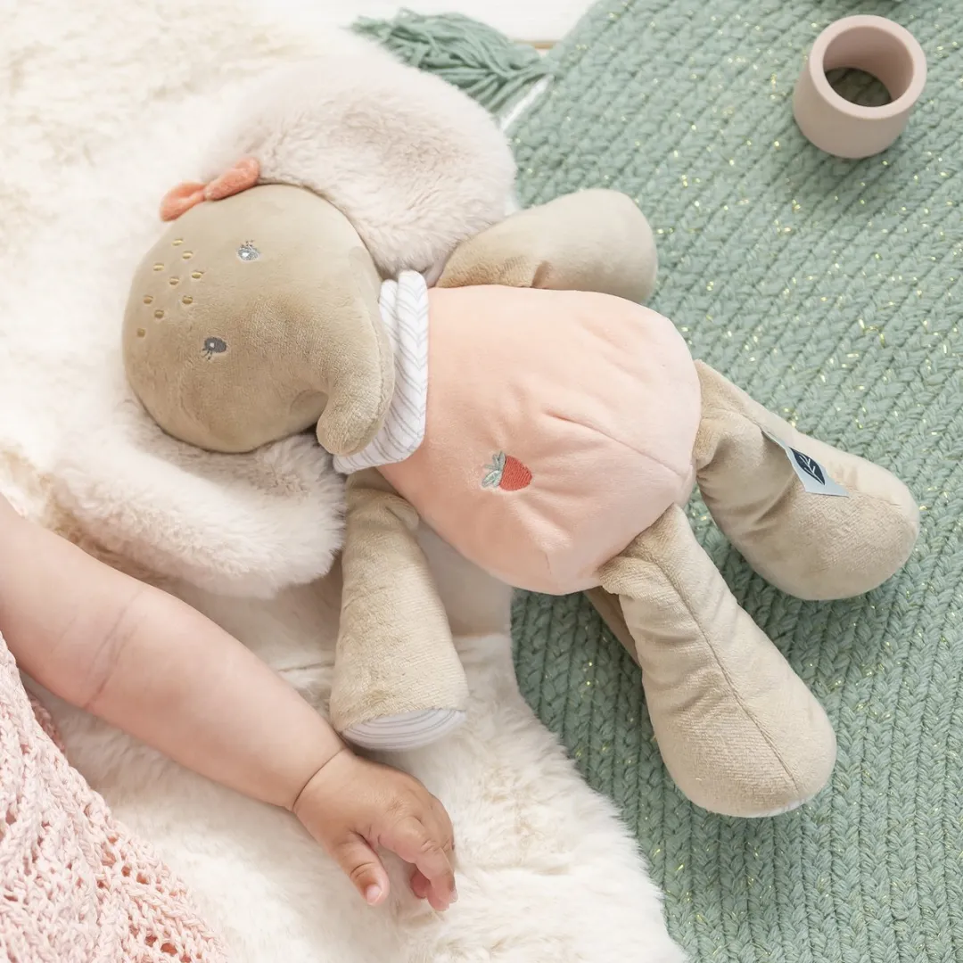 Nattou FLO Ernest & Oli Knuffel Olifant 29cm - Roze
