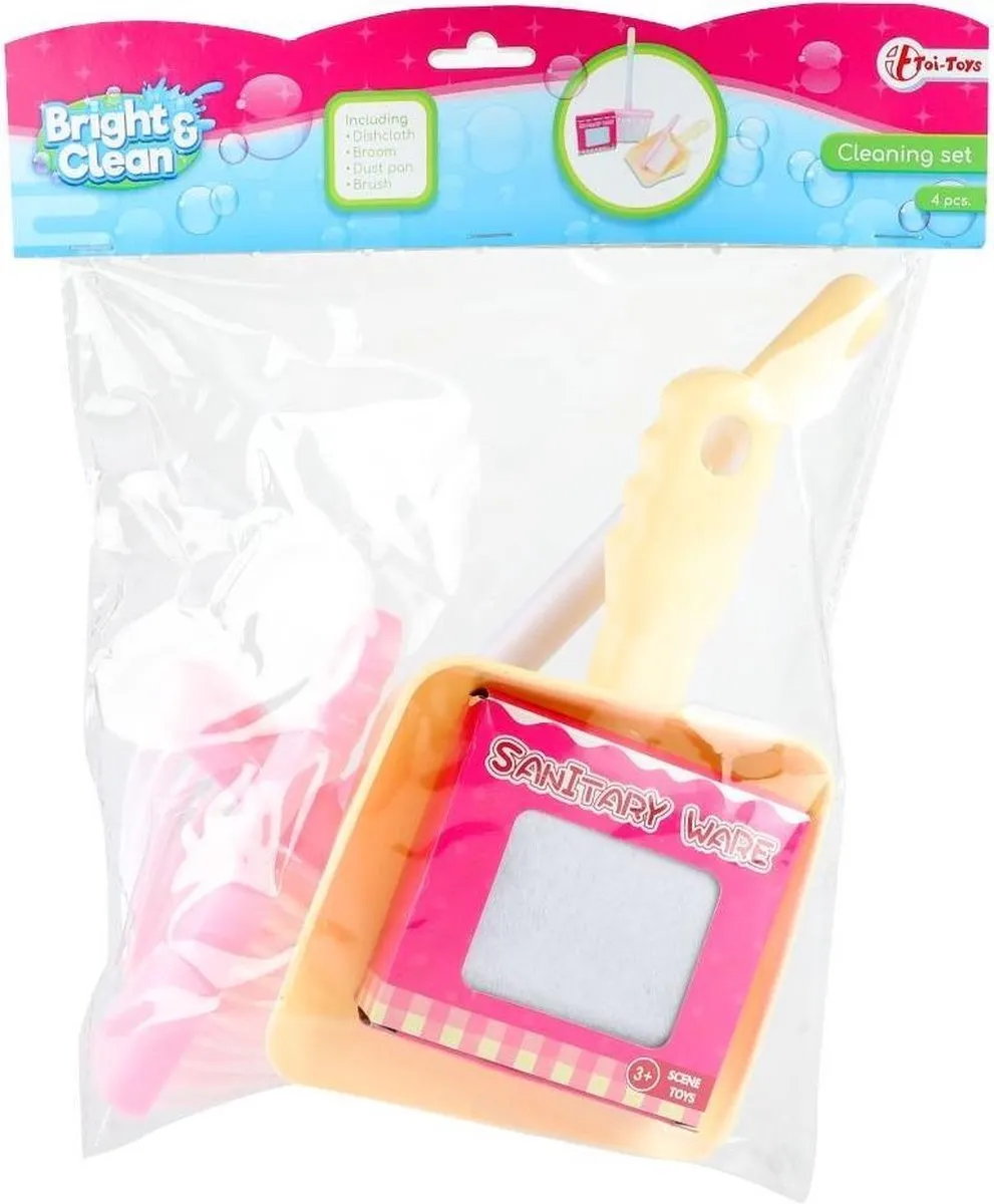 Toi-Toys Junior Schoonmaakset 4-delig