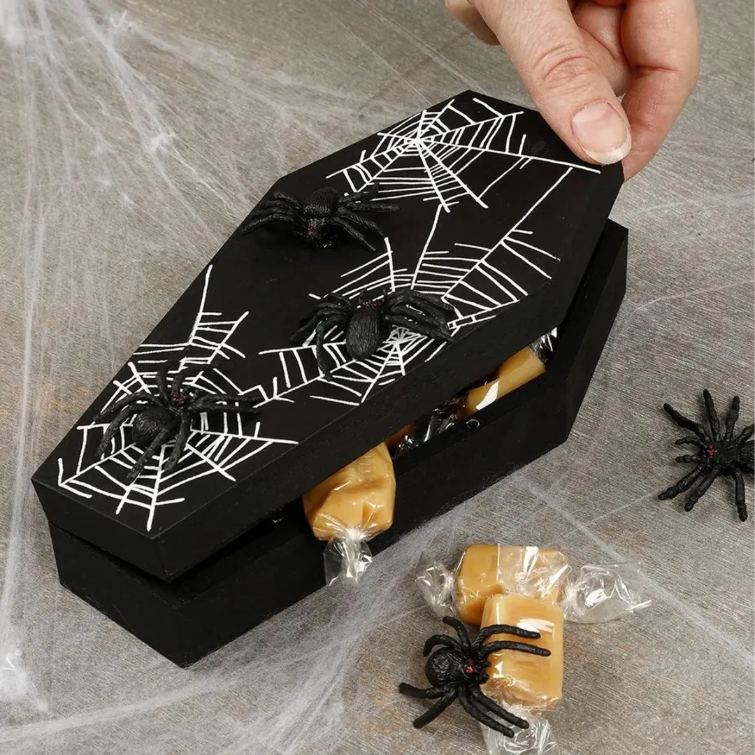 Creativ Company Realistische Spinnen - 10 Stuks Zwart
