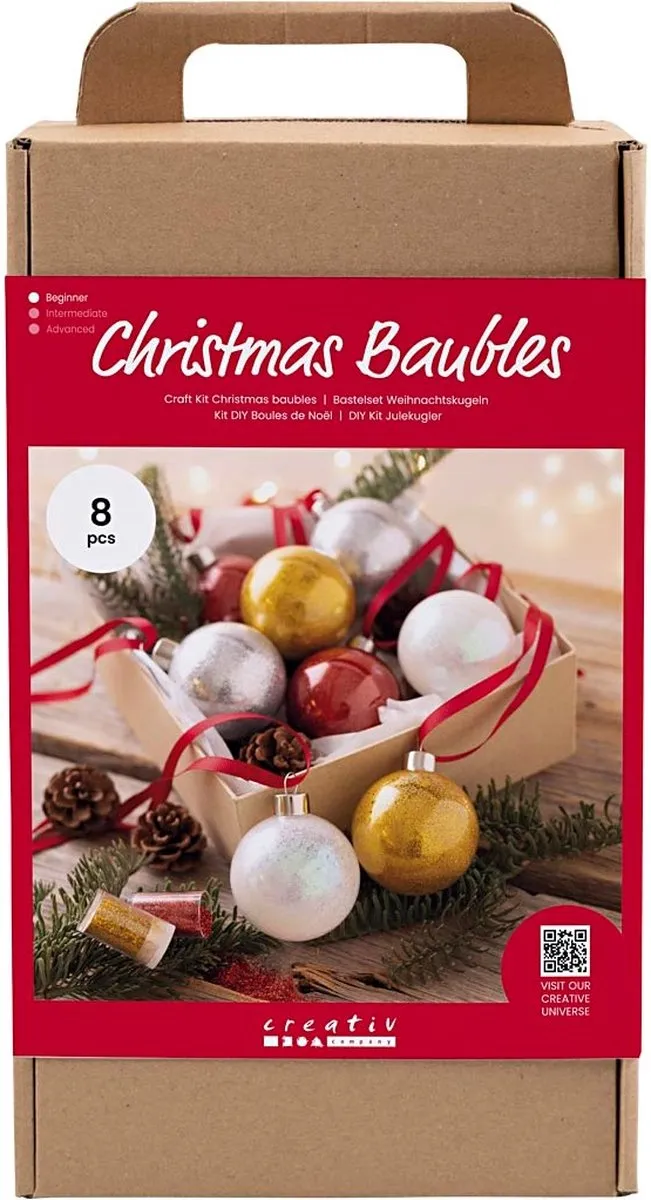 Creativ Company Kerstballen Glitter