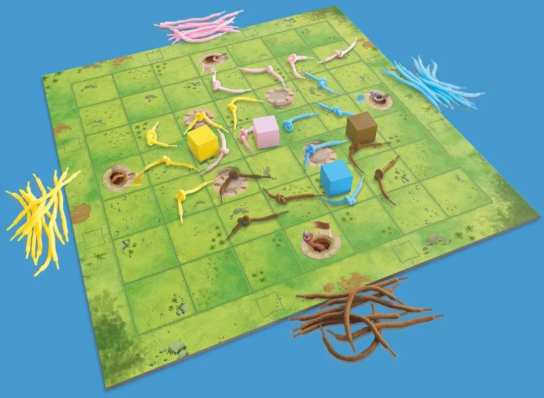 Geronimo Games Sit Down! Wormlord Strategisch Bordspel - 2-4 Spelers