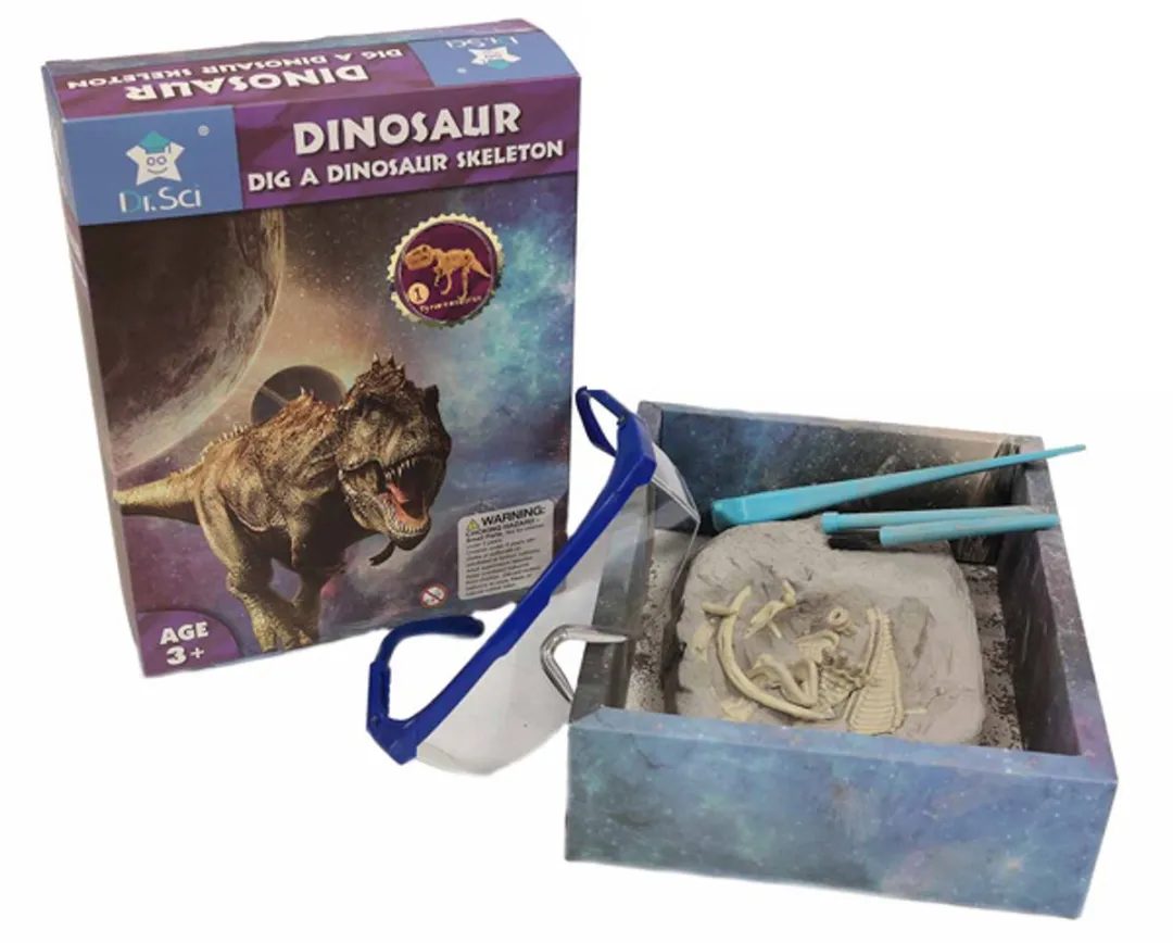 PIA Soft Toys Dinosaurus Fossiel Uitgraafset