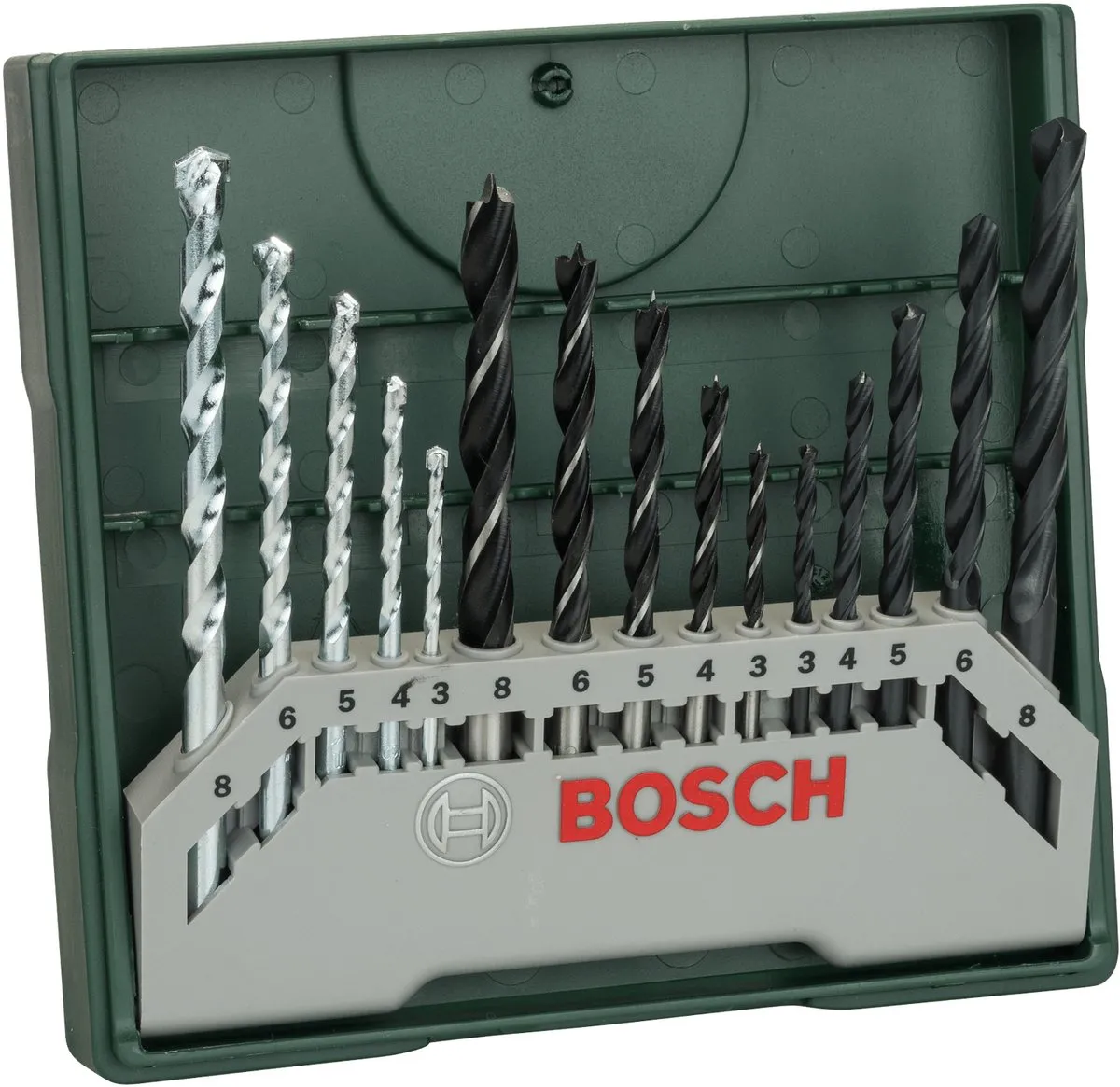 Bosch X-Line Boorset 15-delig - Hout/Metaal/Steen