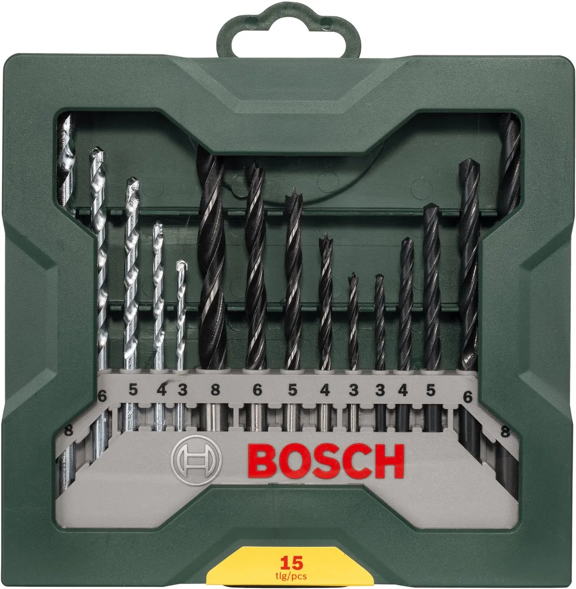 Bosch X-Line Boorset 15-delig - Hout/Metaal/Steen