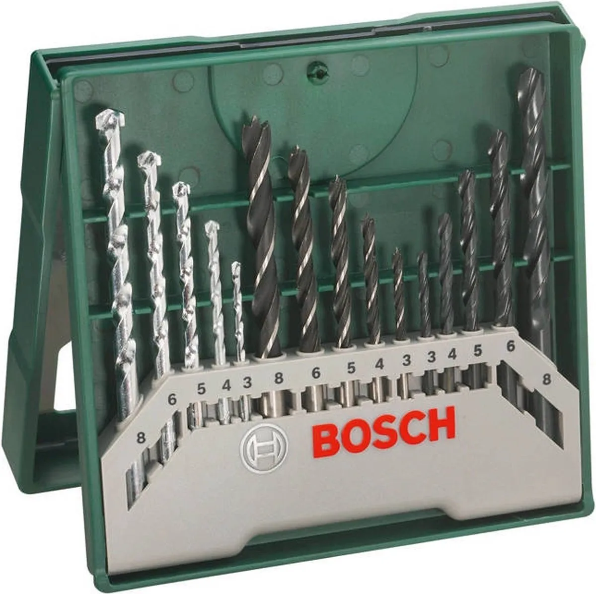 Bosch X-Line Boorset 15-delig - Hout/Metaal/Steen
