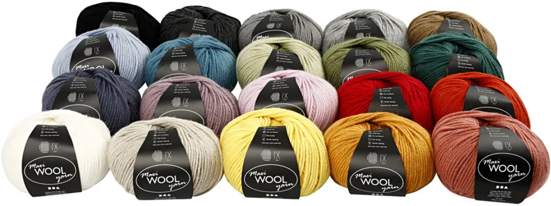 Creativ Company Wolgaren 125m - 10 Kleuren