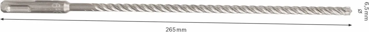 Bosch SDS-Plus Hamerboor Plus 7x 6,5x200mm - Carbide - afbeelding 6 van 6