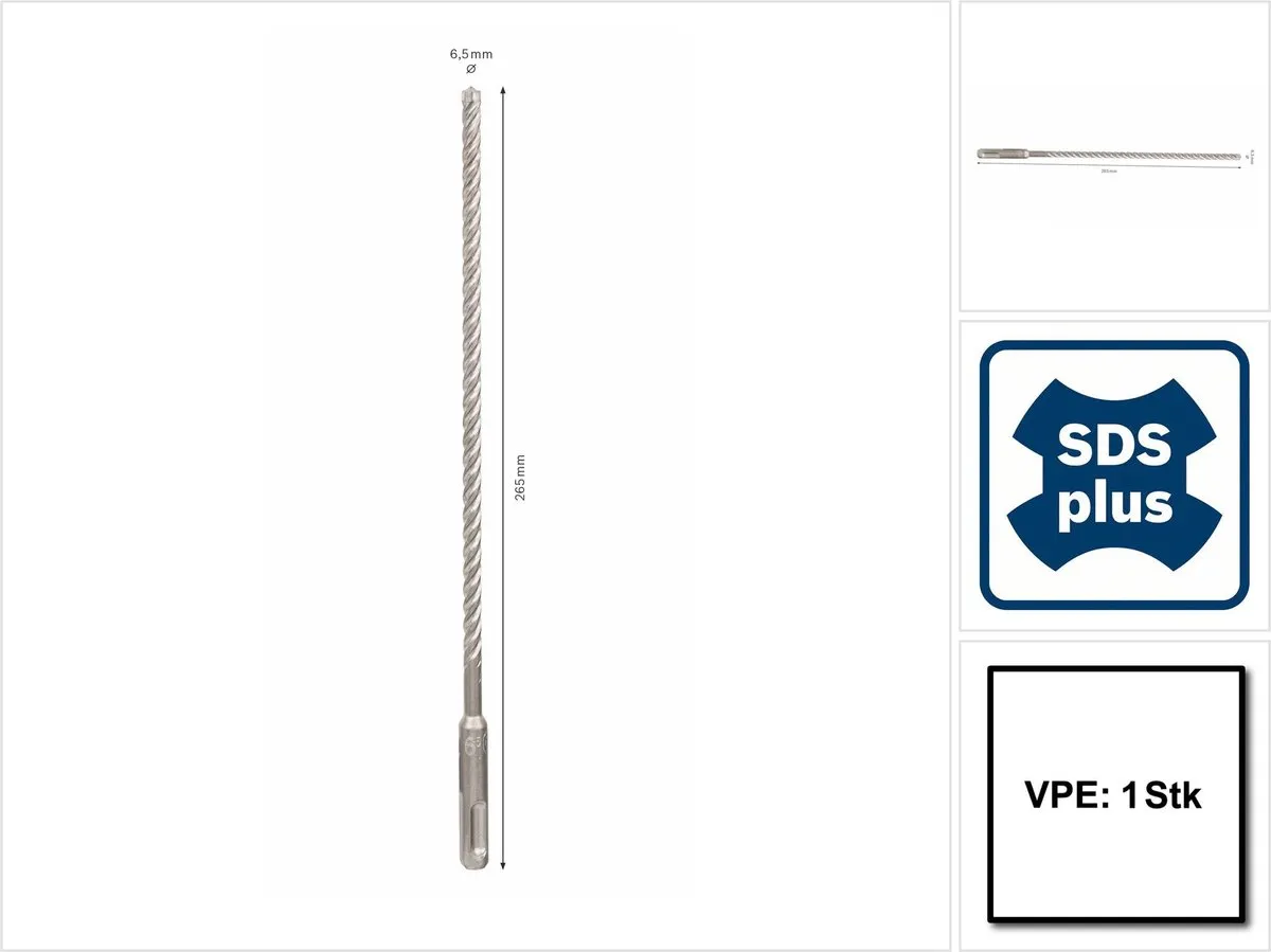 Bosch SDS-Plus Hamerboor Plus 7x 6,5x200mm