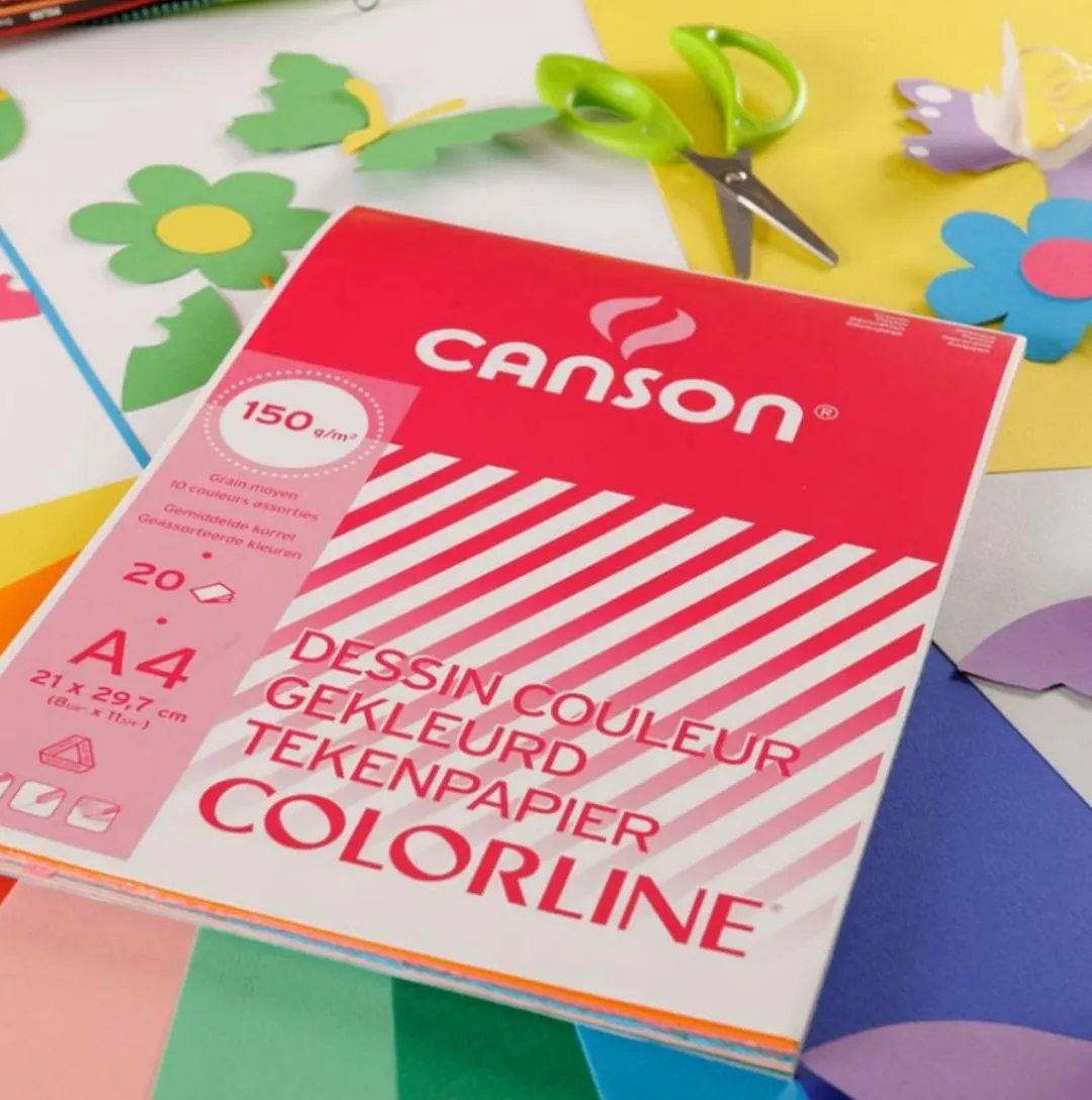 Canson Gekleurd Tekenpapier Assortiment 10 Kleuren 20 Vel