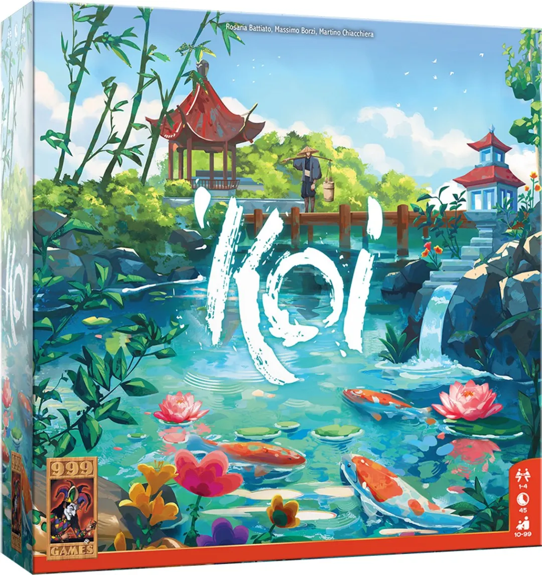 999 Games Koi Bouw je eigen Japanse tuin - 4 Spelers