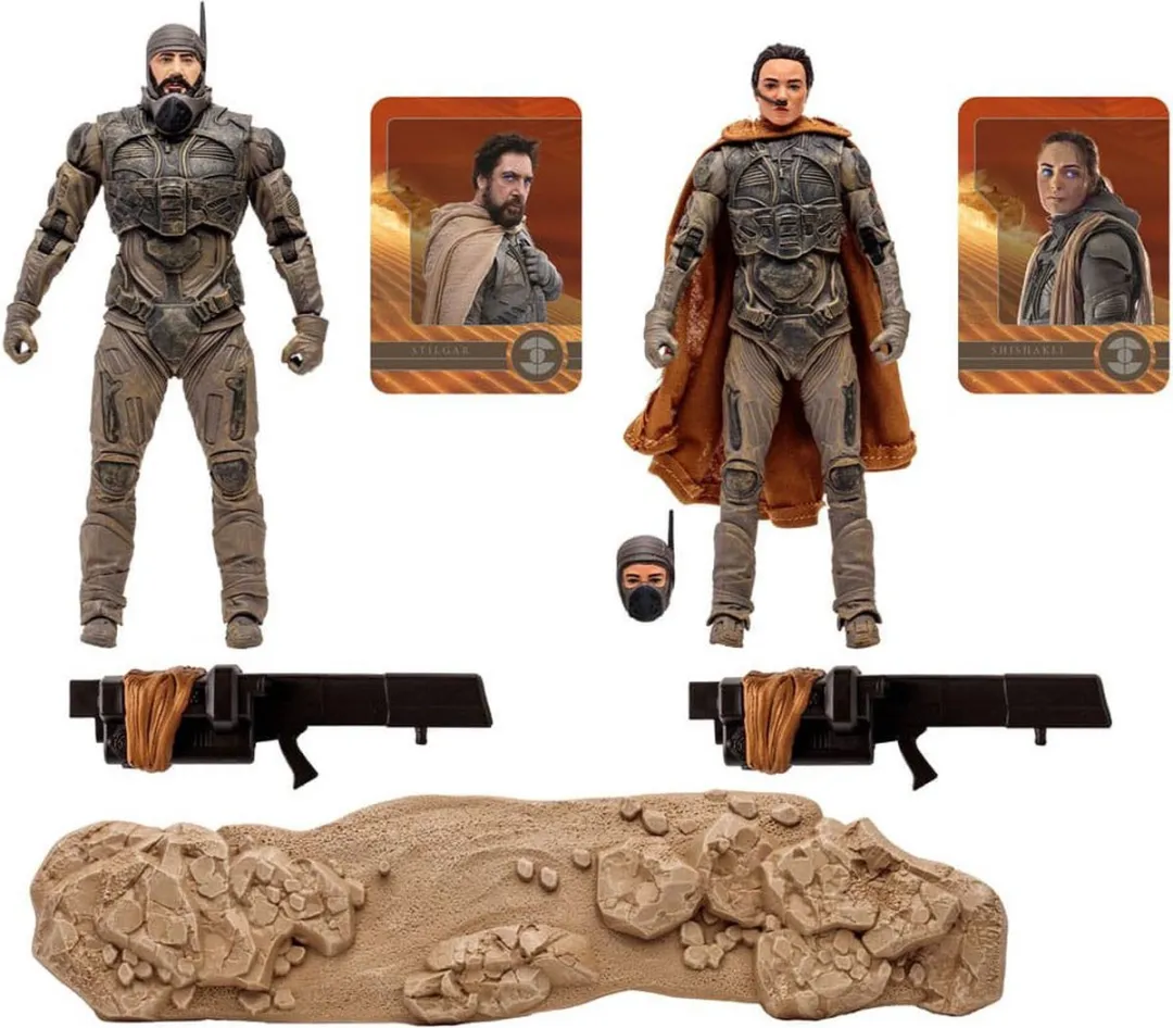 McFarlane Toys Dune: Part Two Stilgar & Shishakli Gold Label - 18cm Action Figuur - 2-Pack - afbeelding 3 van 6