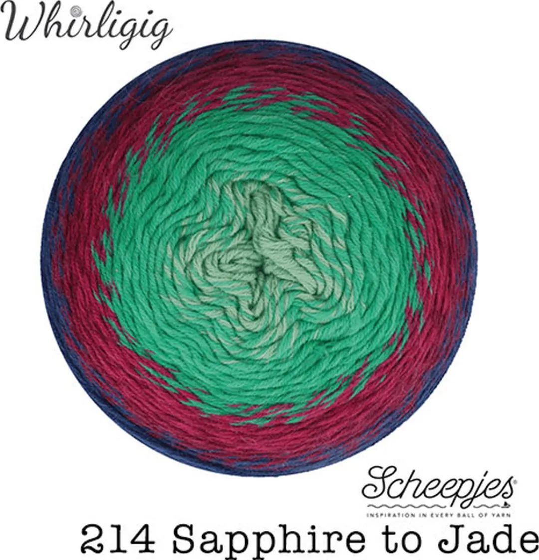 Scheepjes Whirligig 450g - Sapphire to Jade