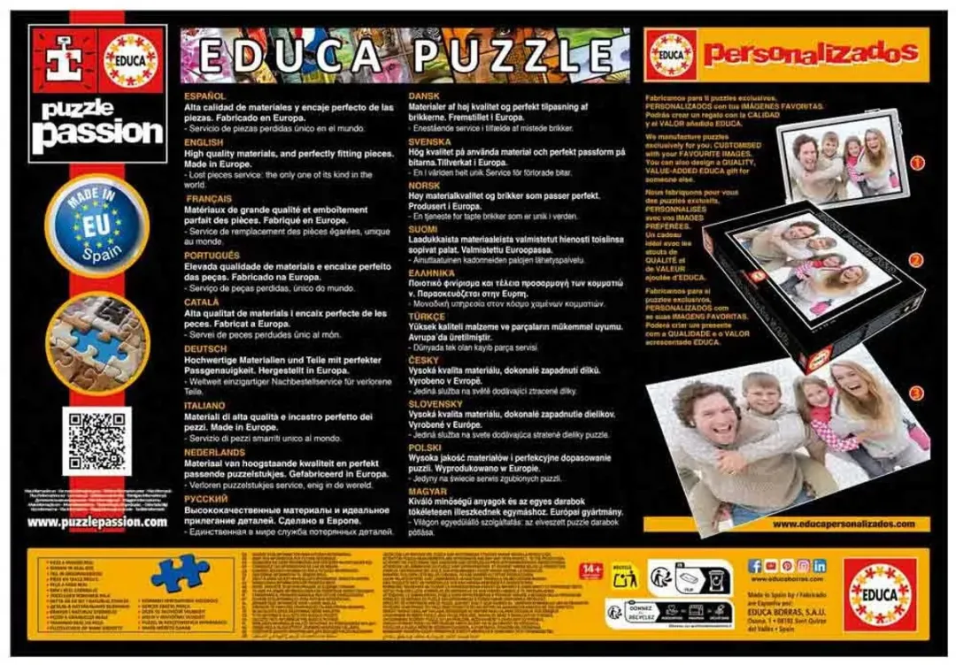 Educa Huwelijk in Cana Paolo Veronese Puzzel 4000 Stuks - Multicolor