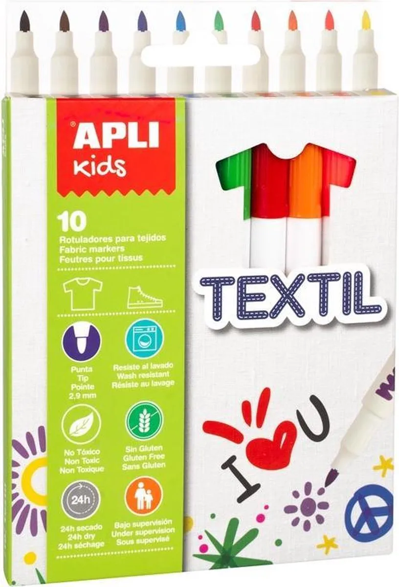 Apli Kids Textielstiften