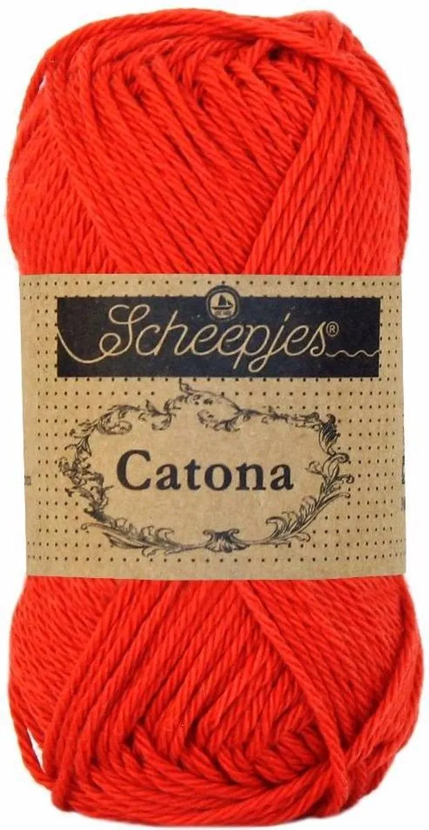 Scheepjes Catona Wol 25g - Hot Red