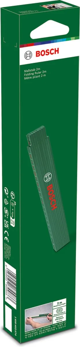 Bosch Duimstok 2m - Groen - afbeelding 6 van 6