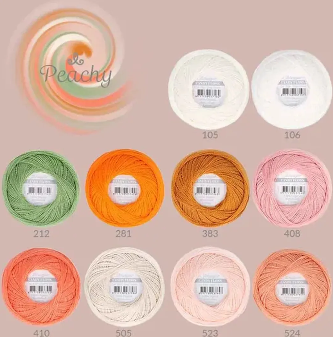 Scheepjes Candy Floss Peachy Wol - 10x20g