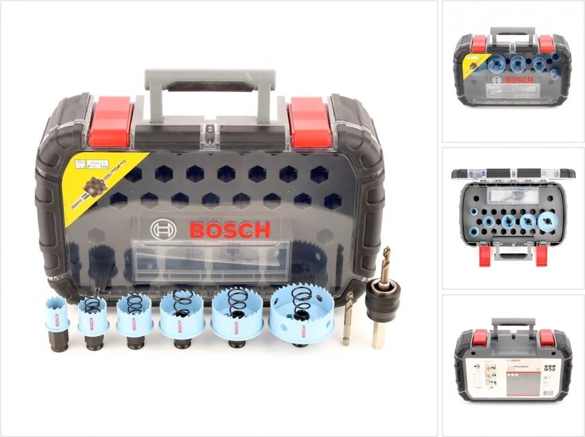 Bosch Set Gatzagen Metaal 9-delig