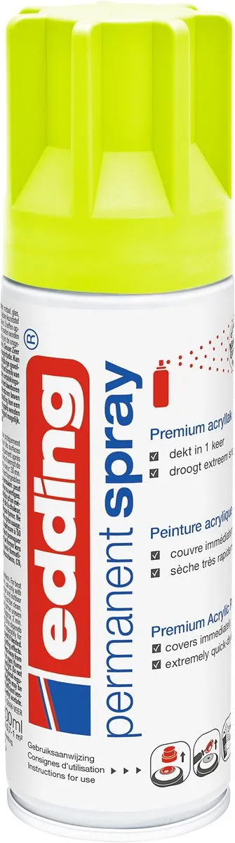 edding 5200 Spuitverf Neon Geel 200ml