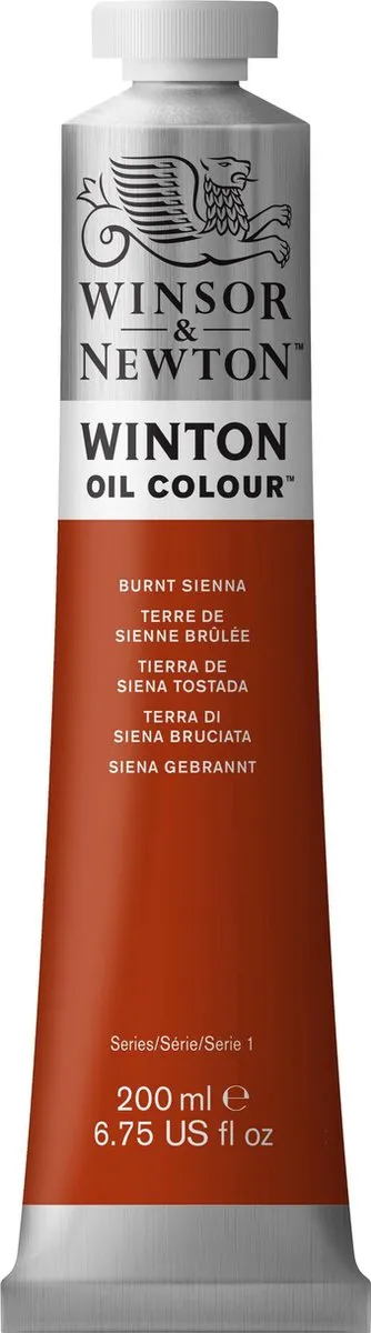 Winsor & Newton Winton Olieverf Burnt Sienna 200ml