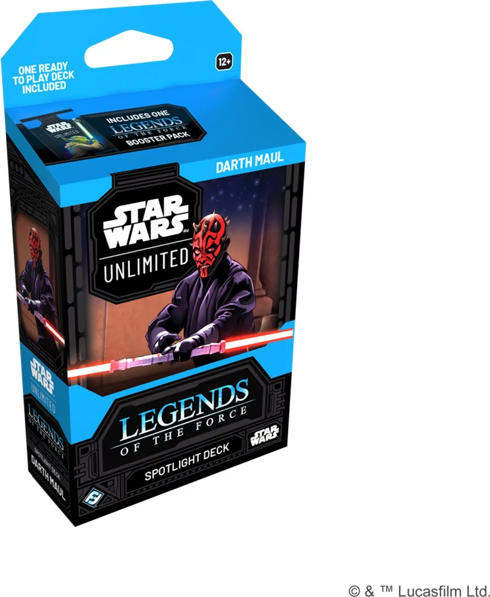 Fantasy Flight Games Star Wars Unlimited Darth Maul Deck