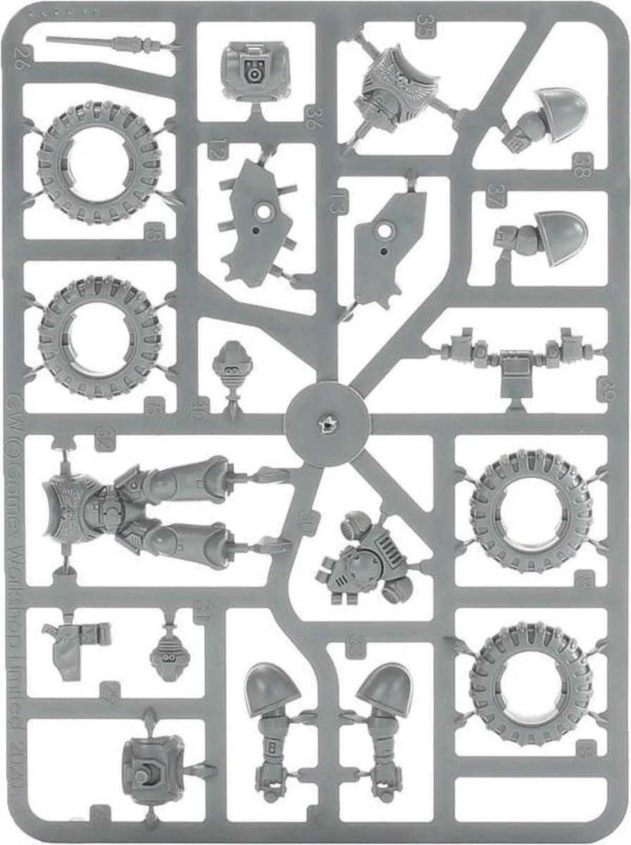 Games Workshop Warhammer 40.000 Space Marines Primaris Invader ATV - 45 Onderdelen