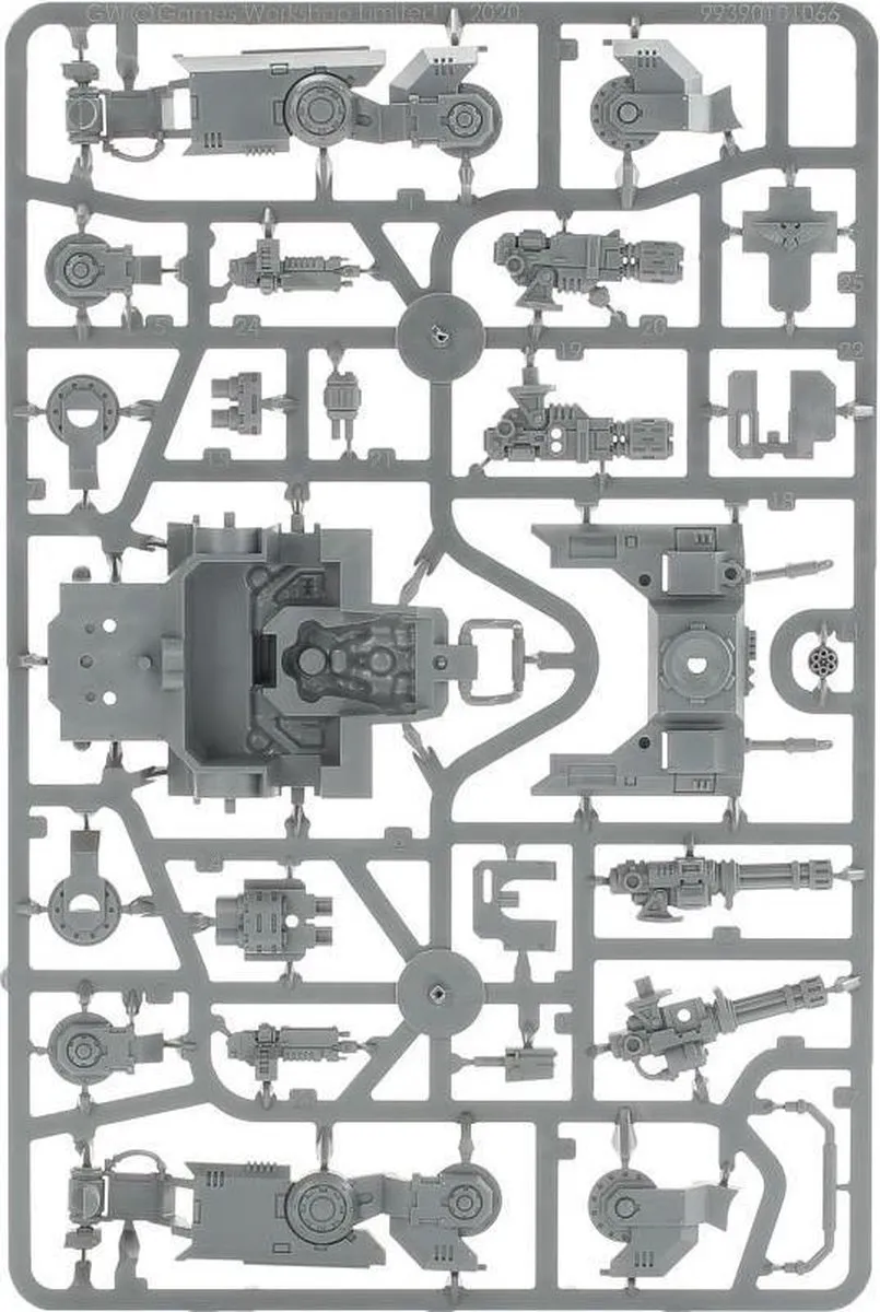 Games Workshop Warhammer 40.000 Space Marines Primaris Invader ATV - 45 Onderdelen
