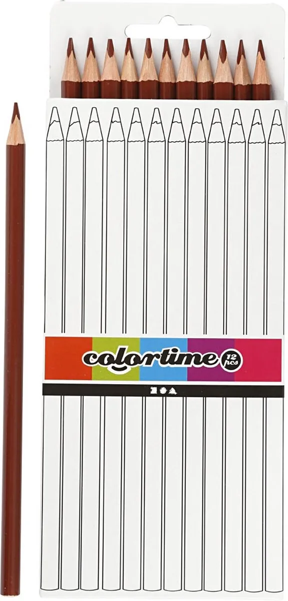 Colortime Kleurpotlood 3mm Donkerbruin