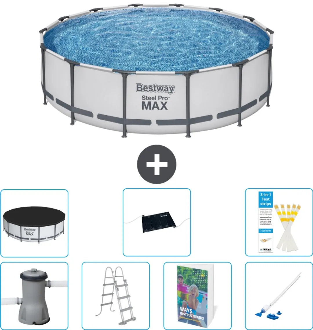 Bestway Steel Pro MAX Zwembad 427x107cm