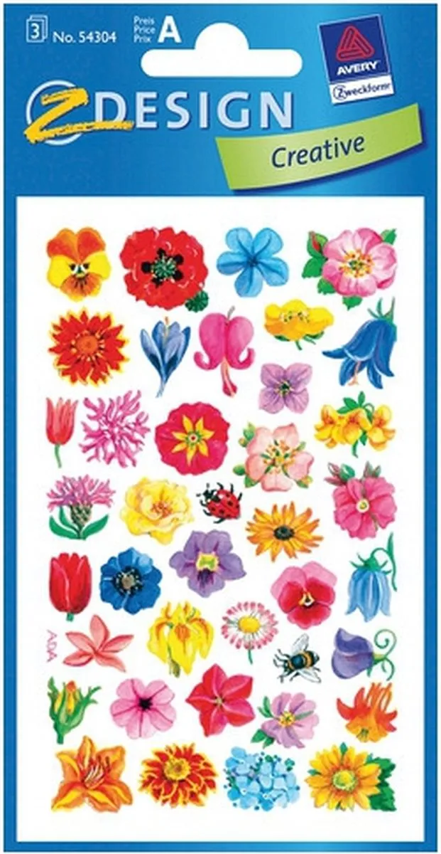 Avery Bloemen Deco Stickers