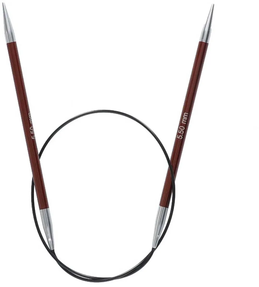 KnitPro Zing Rondbreinaalden 5.50mm - 60cm - Multikleur