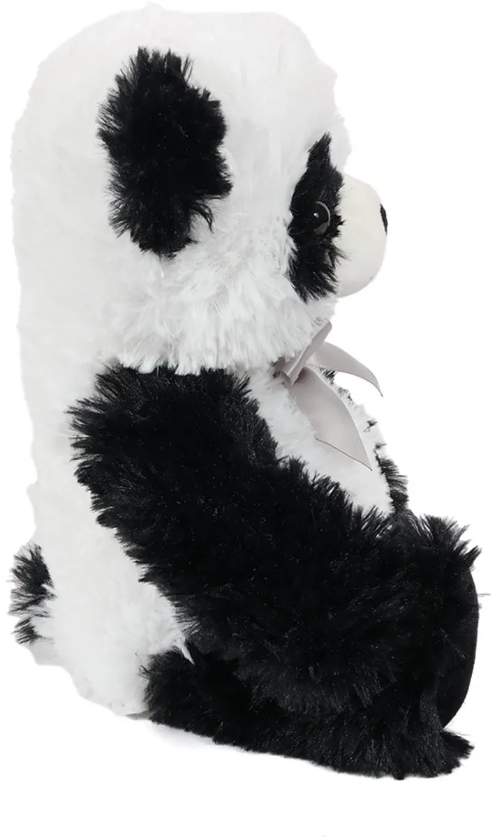 PIA Pluche Panda Knuffel 25cm - Zwart/Wit