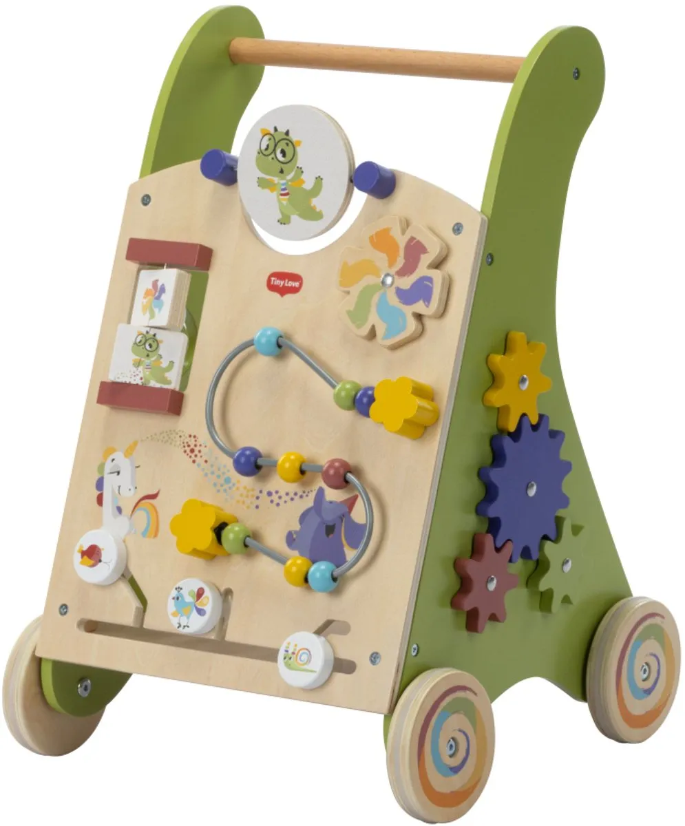 Tiny Love Walk Behind Wooden Activity Loopwagen Born To Party