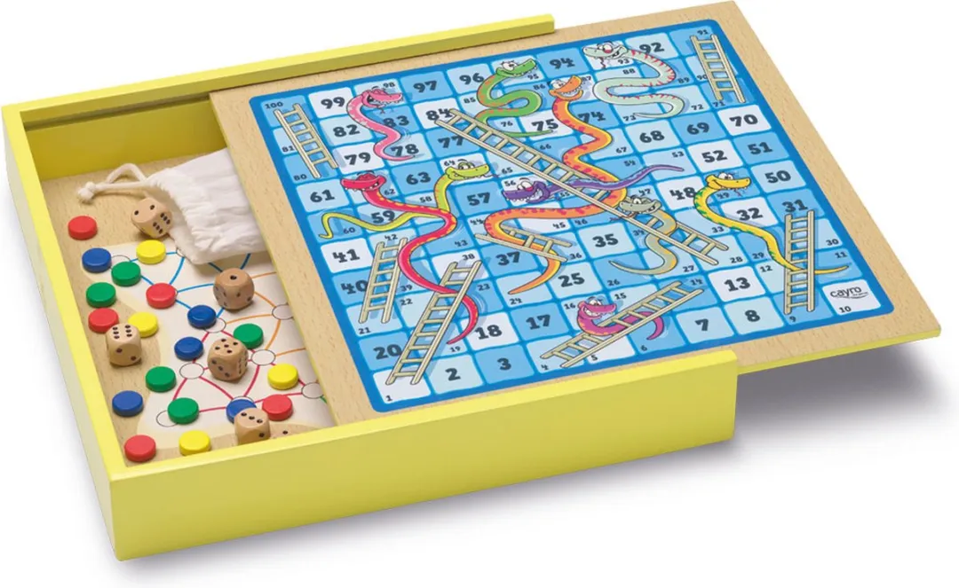 Cayro Bordspel 30 Games - 2-4 Spelers - Hout - 31x31cm