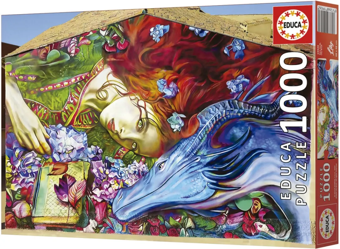 Educa Sant Jordi Lily Brick Legpuzzel 1000 Stuks - Multicolor
