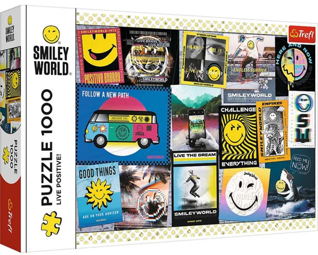Trefl 1000 Puzzel Leef Positief! Smiley