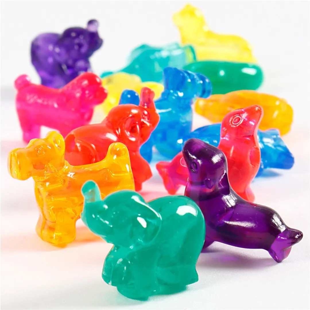 Creativ Company Plastic Dierenkralen 25mm - 125 Stuks