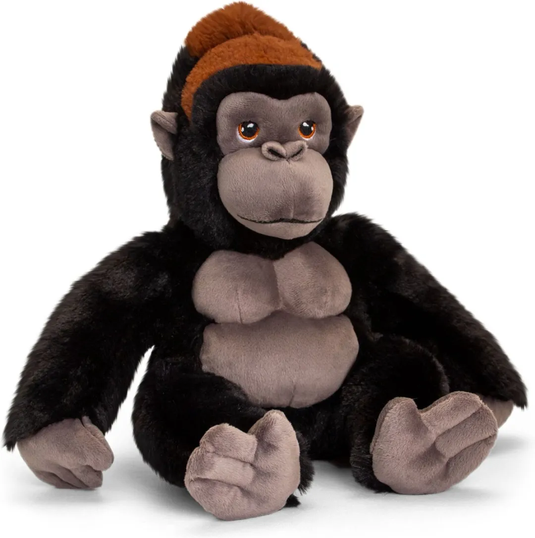 Keel Toys Gorilla - 30 cm - Dieren knuffelbeesten
