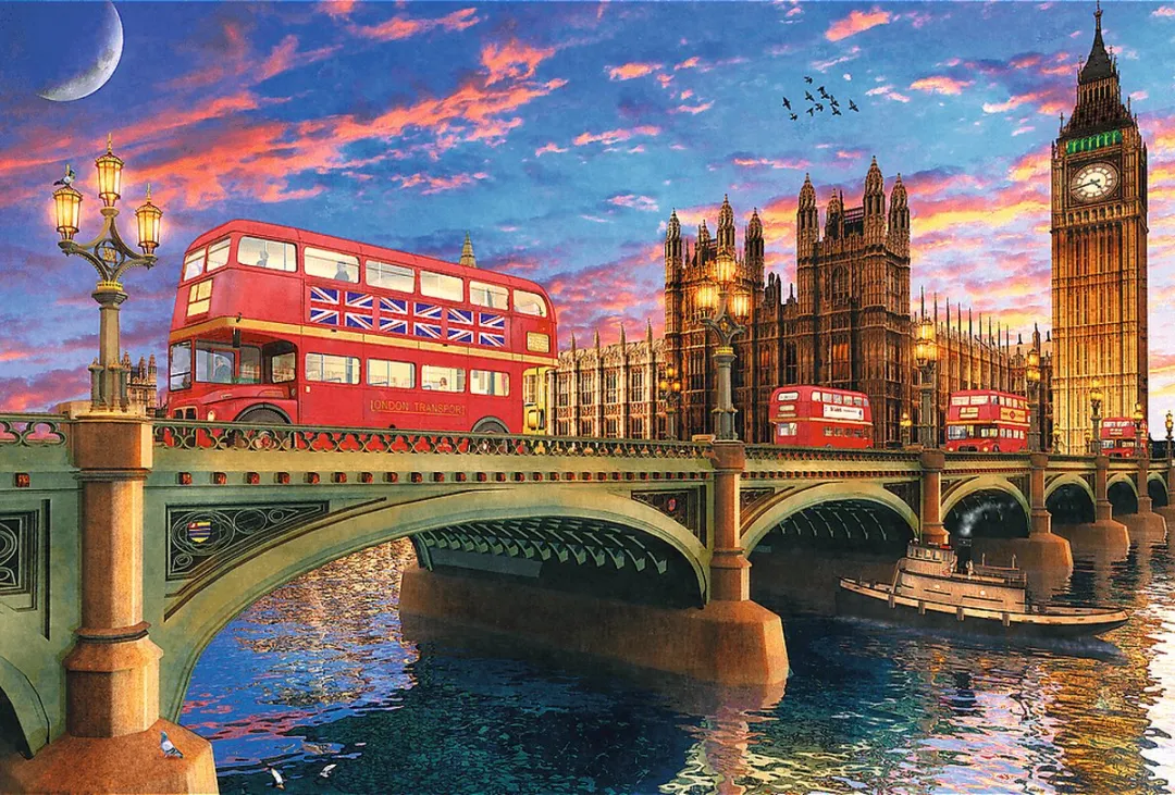 Trefl Westminster London Puzzel 500 Stuks - Multicolor