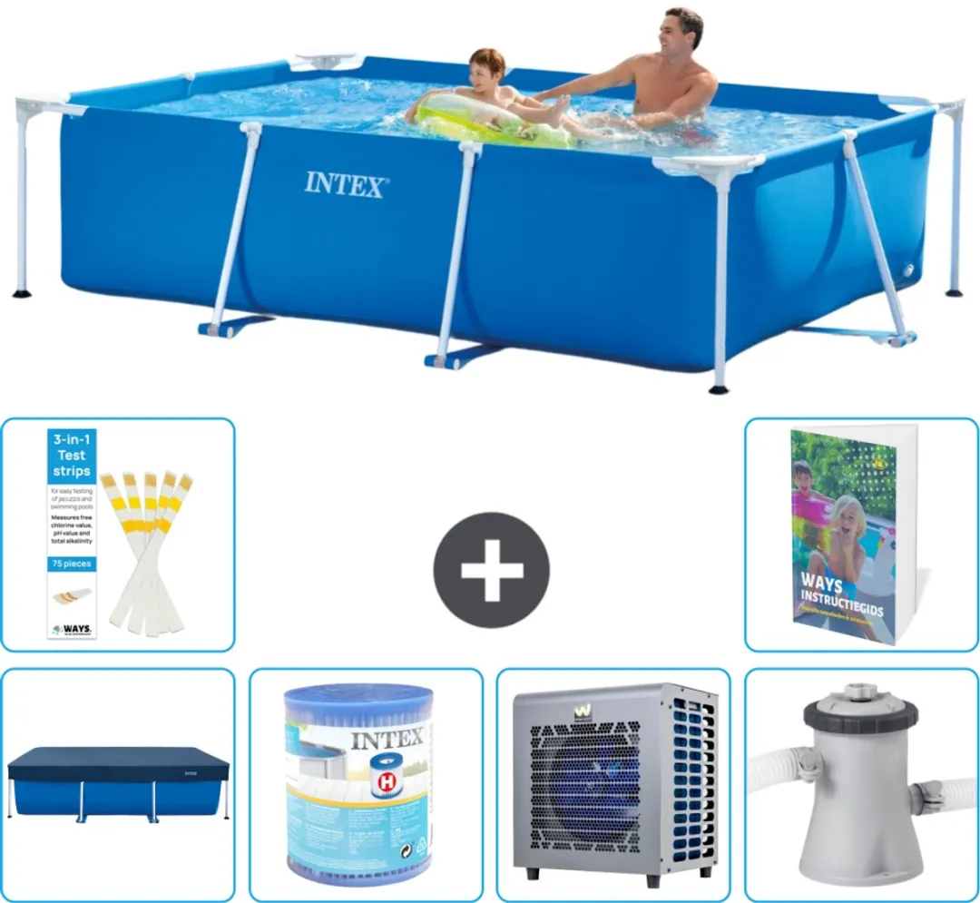 Intex Rechthoekig Frame Zwembad 260x160cm