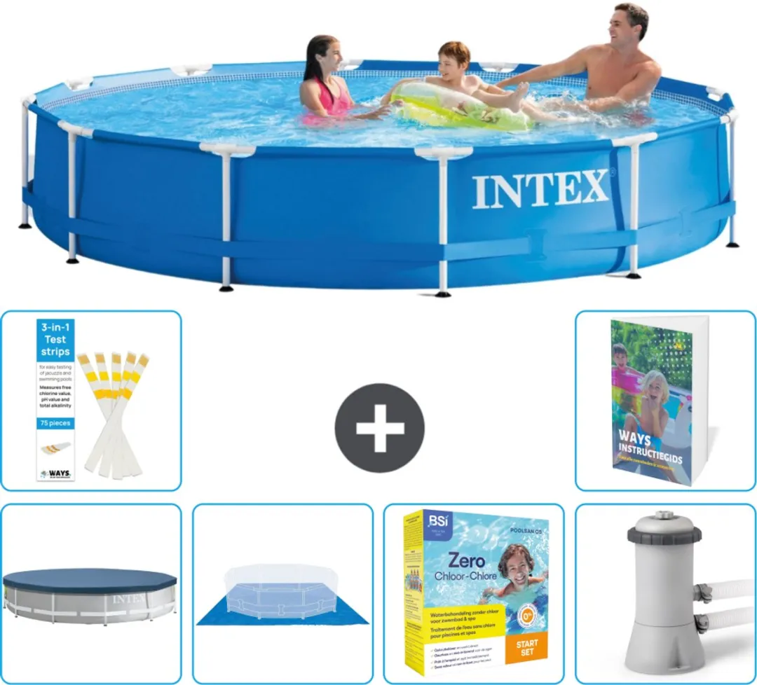 Intex 28210NP Rond Frame Zwembad 366x76cm