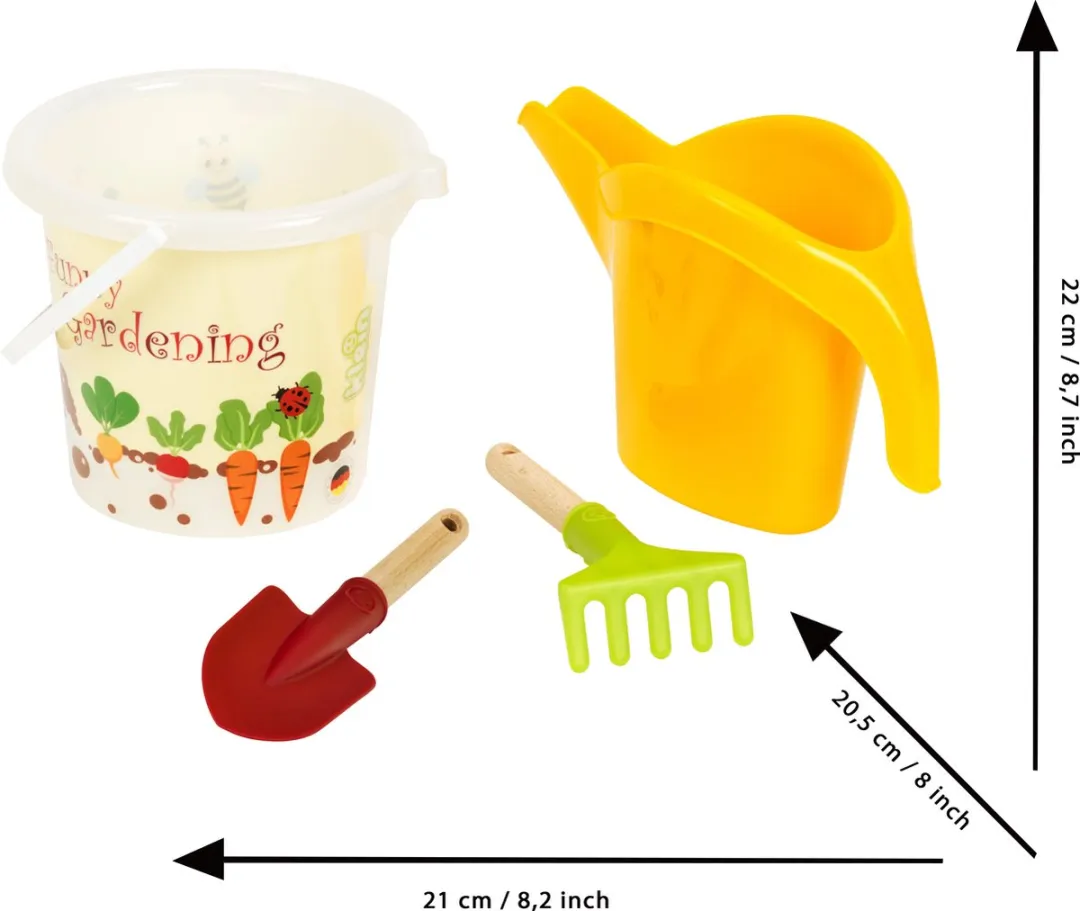 Klein Toys Little Foot Zand Tuinset - 2L Emmer - Multicolor