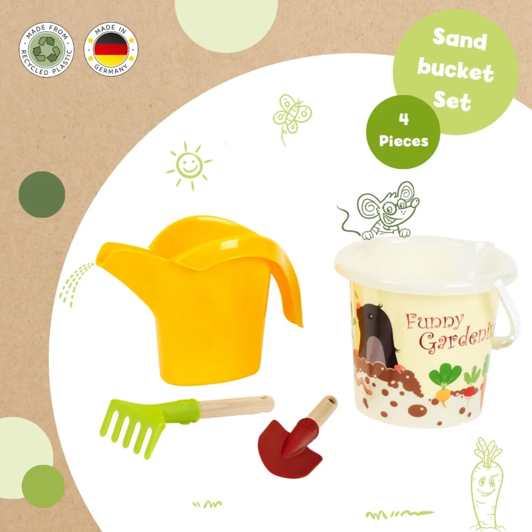 Klein Toys Little Foot Zand Tuinset - 2L Emmer - Multicolor