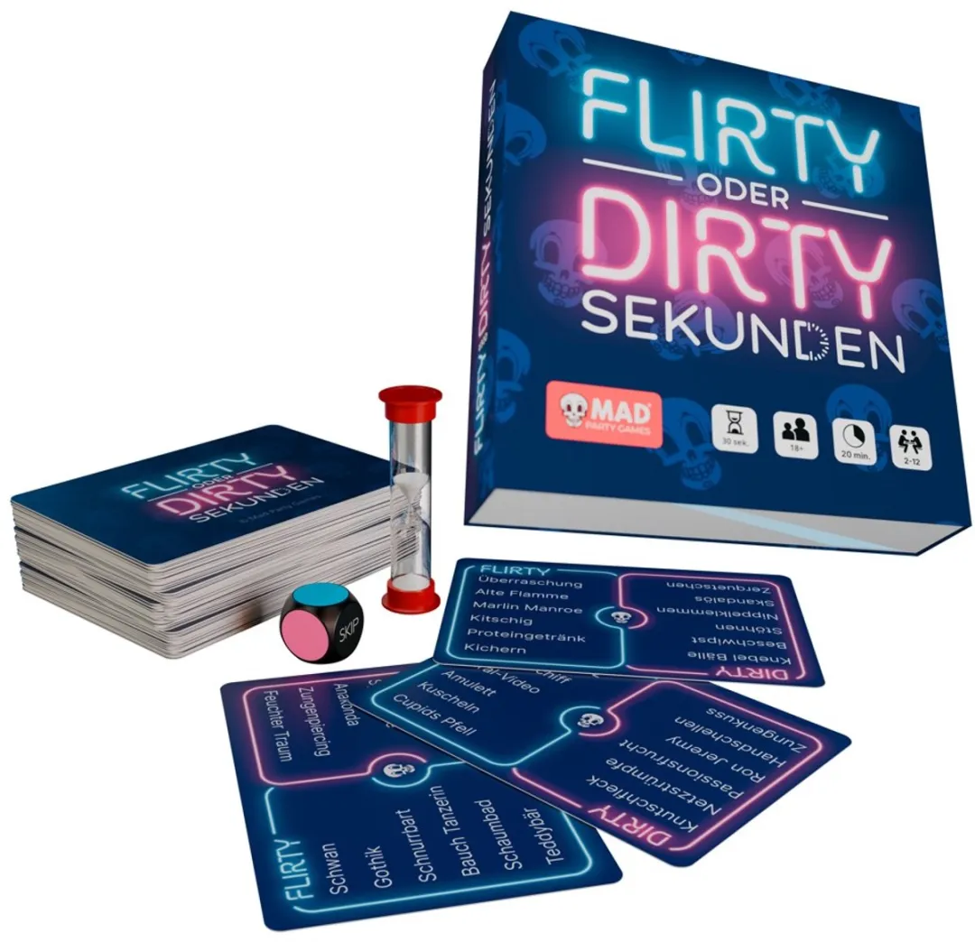 Mad Party Games Flirty or Dirty - 2-12 Spelers