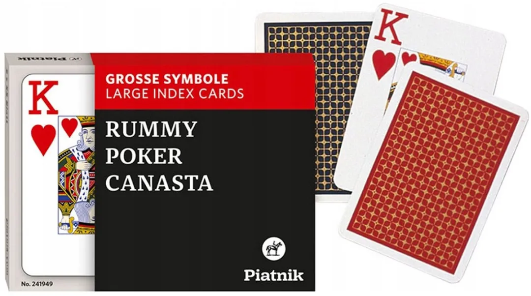 Piatnik Bridge Rummy Canasta Speelkaarten PIA-219733 - 2-6 Spelers