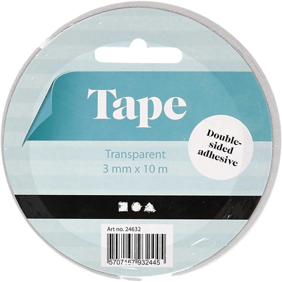 Creativ Company Dubbelzijdig Klevend Tape 3mm 10m