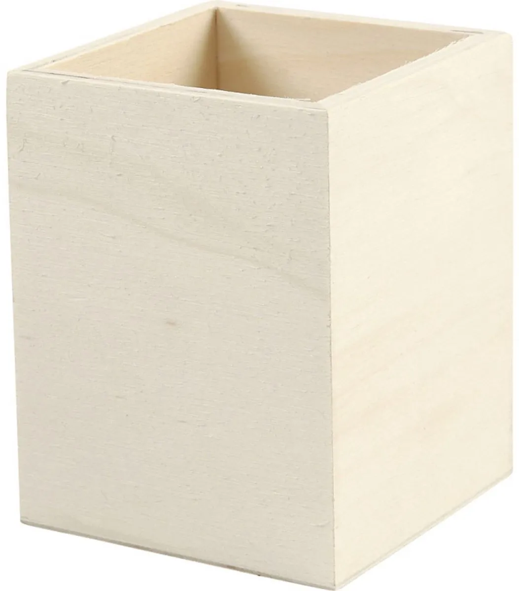 Creativ Company Houten Pennenbakje 7,5x7,5x9,5cm