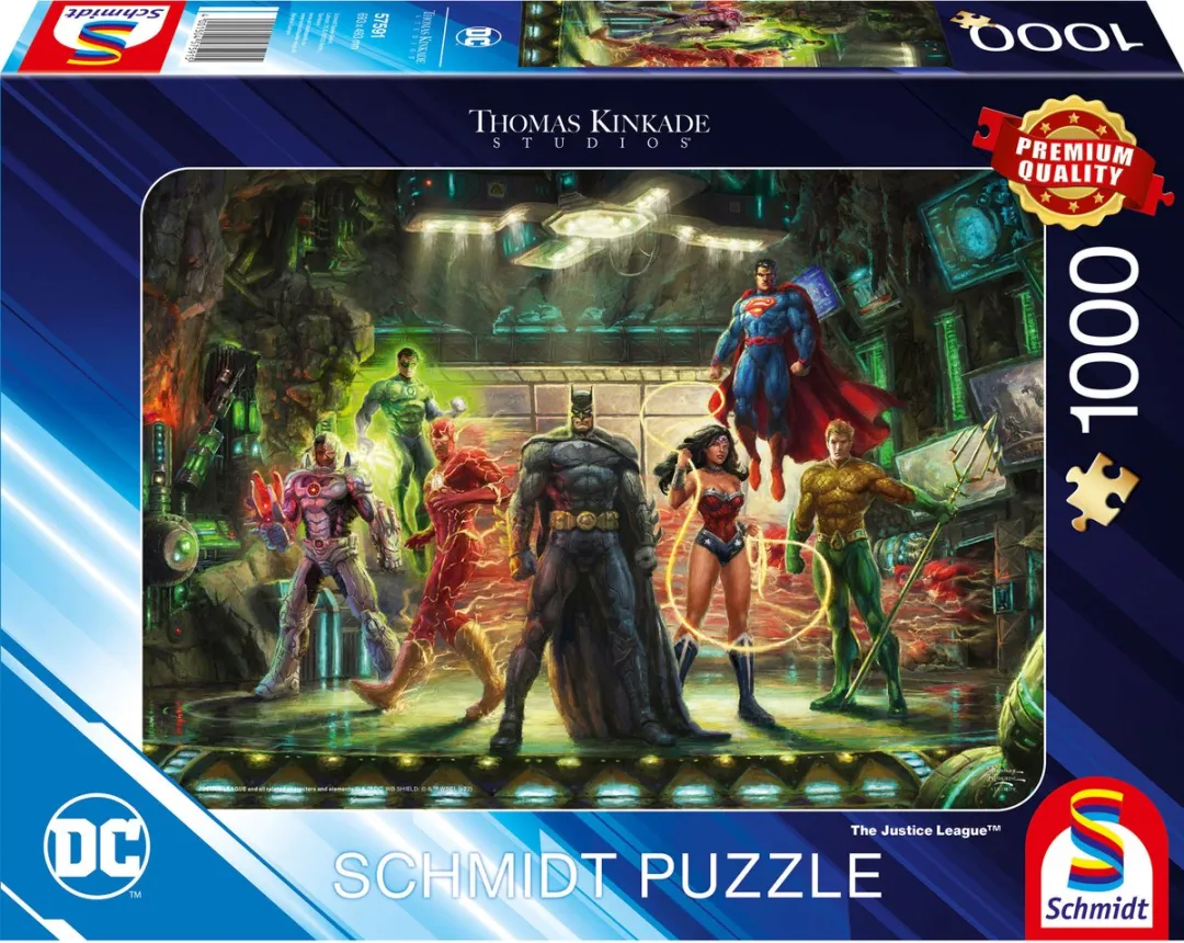 Schmidt Spiele Justice League Thomas Kinkade Puzzel 1000 Stuks